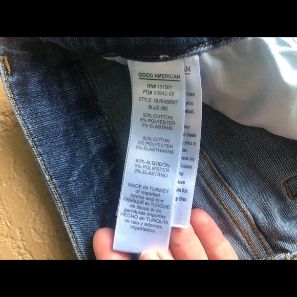 Good American Good Legs Released Hem in Blue265 Sz 6 / Sz 28 - Picture 11 of 16